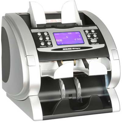 MAGNER,magner 150 digital" счетчик банкнот, детекция - по размеру, по оптической плотности, ультрафиолетовая, магнитная, инфракрасная,  сортировка - по номин
