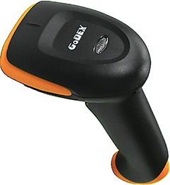 GODEX,godex gs220 usb (hid), лазерный сканер штрихкода, в комплекте с кабелем  (считыватель honeywell)